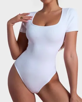 SheCurve® Basic Square Neck Bodysuit