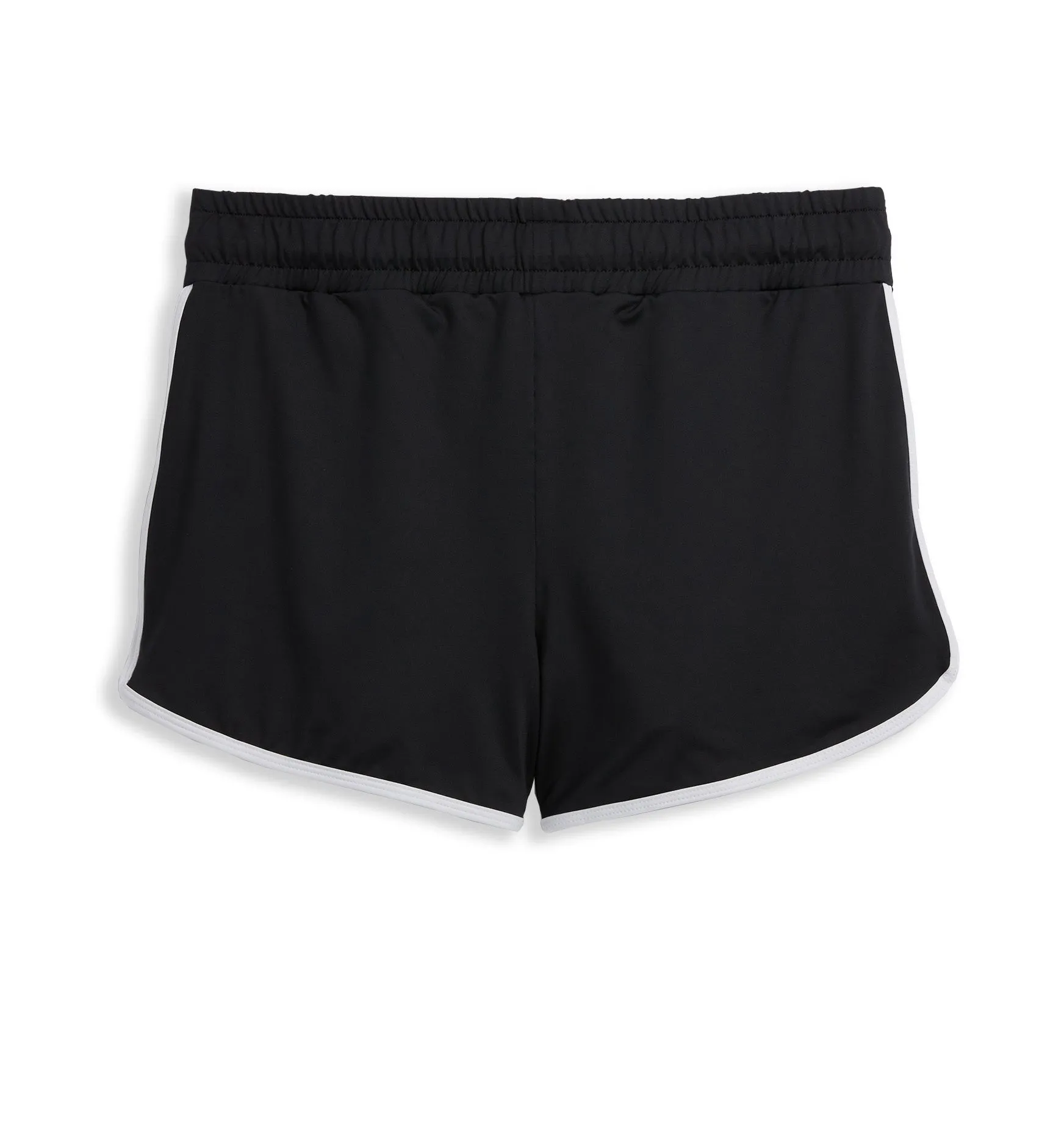 Swim High Waisted Boy Short - Black Novelty