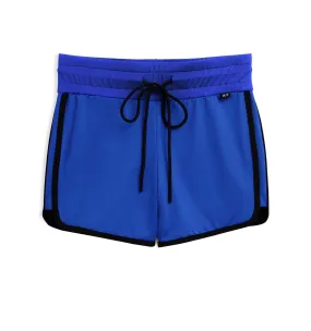 Swim High Waisted Boy Short LC - Royal