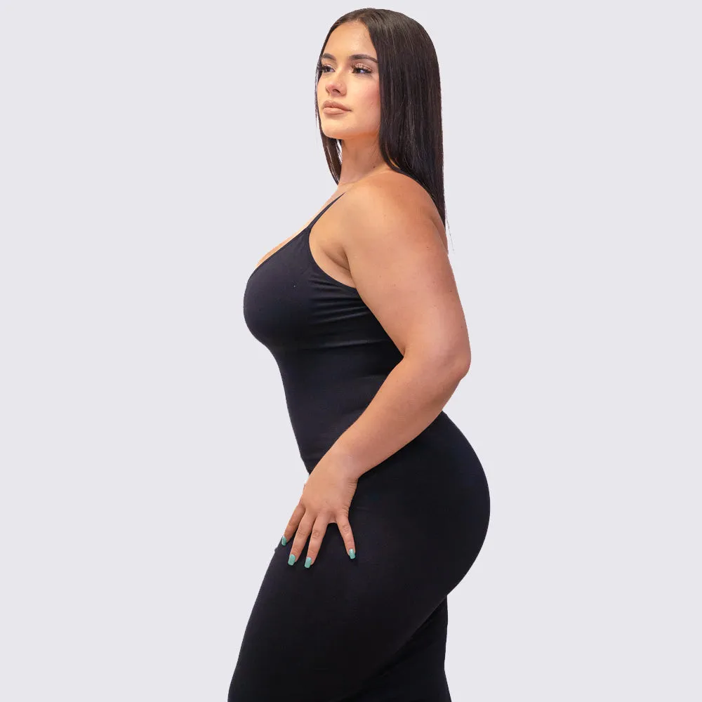 The Shapewear Dress V-Neck Midi