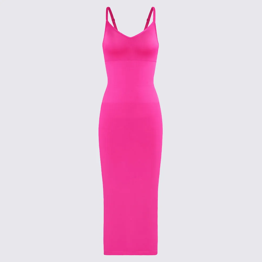 The Shapewear Dress V-Neck Midi