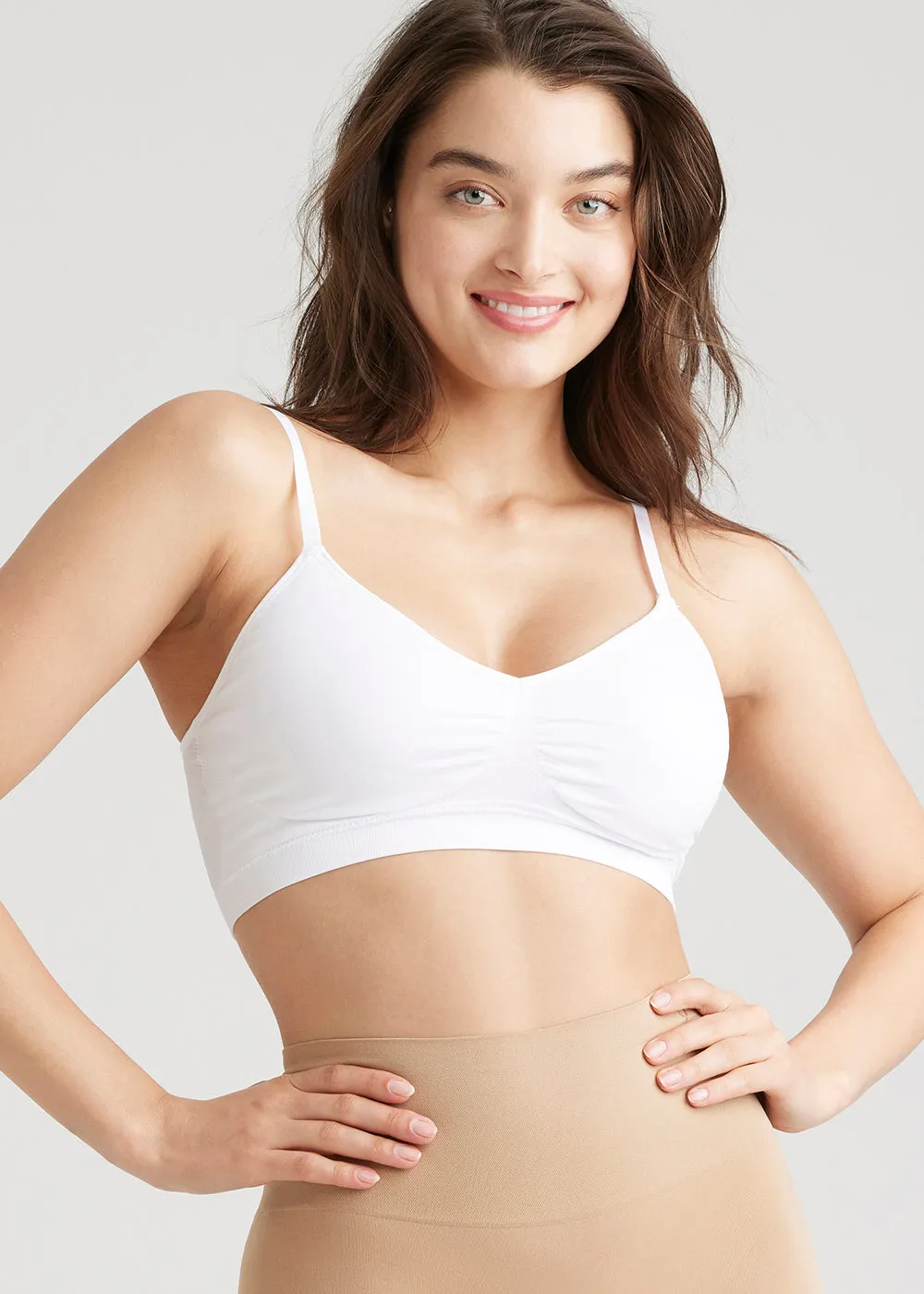 V-Neck Bralette - Seamless