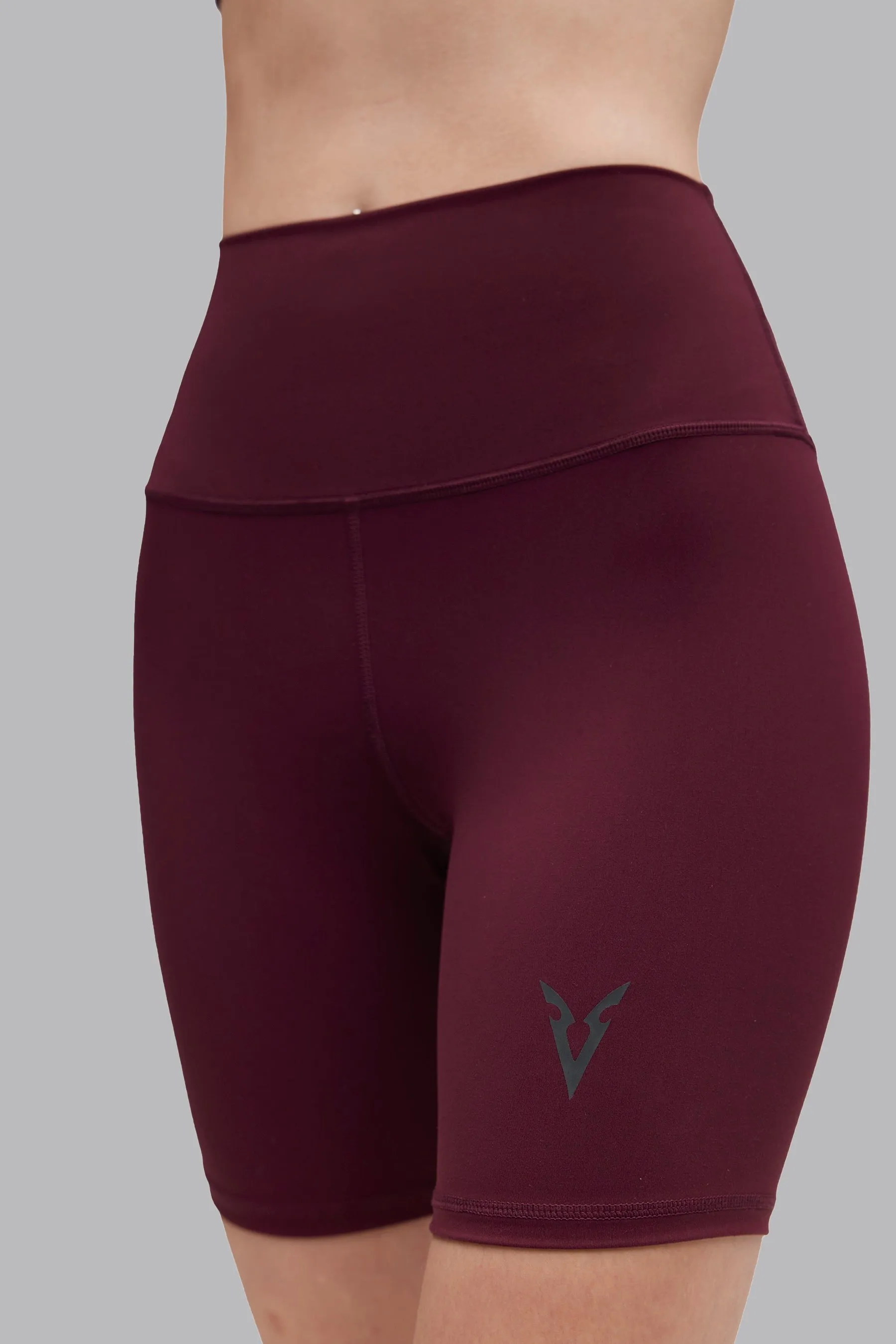 V_SCULPT® 7" SHORTS - Burgundy