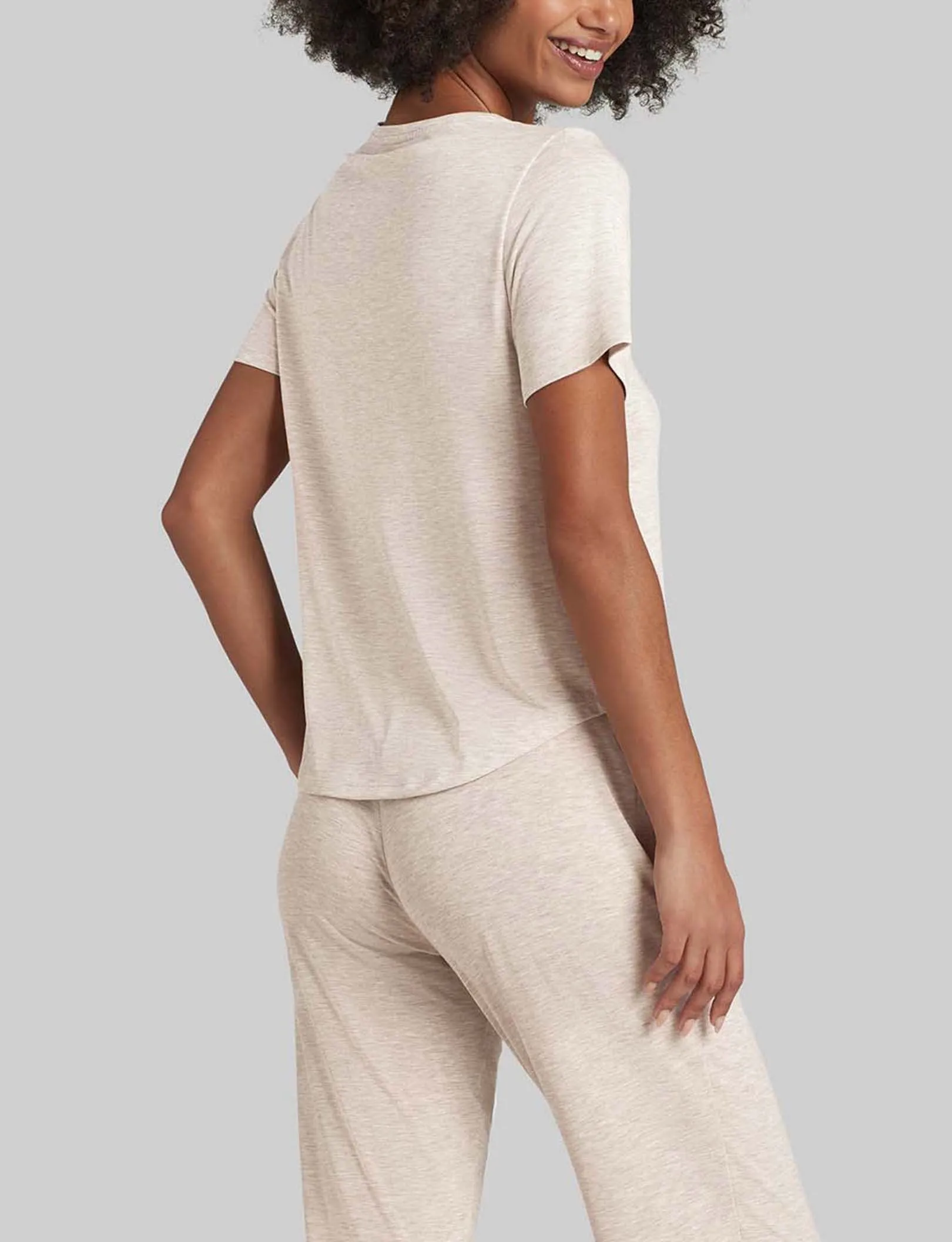 Women's Second Skin Sleep Pocket Tee & Pant Set