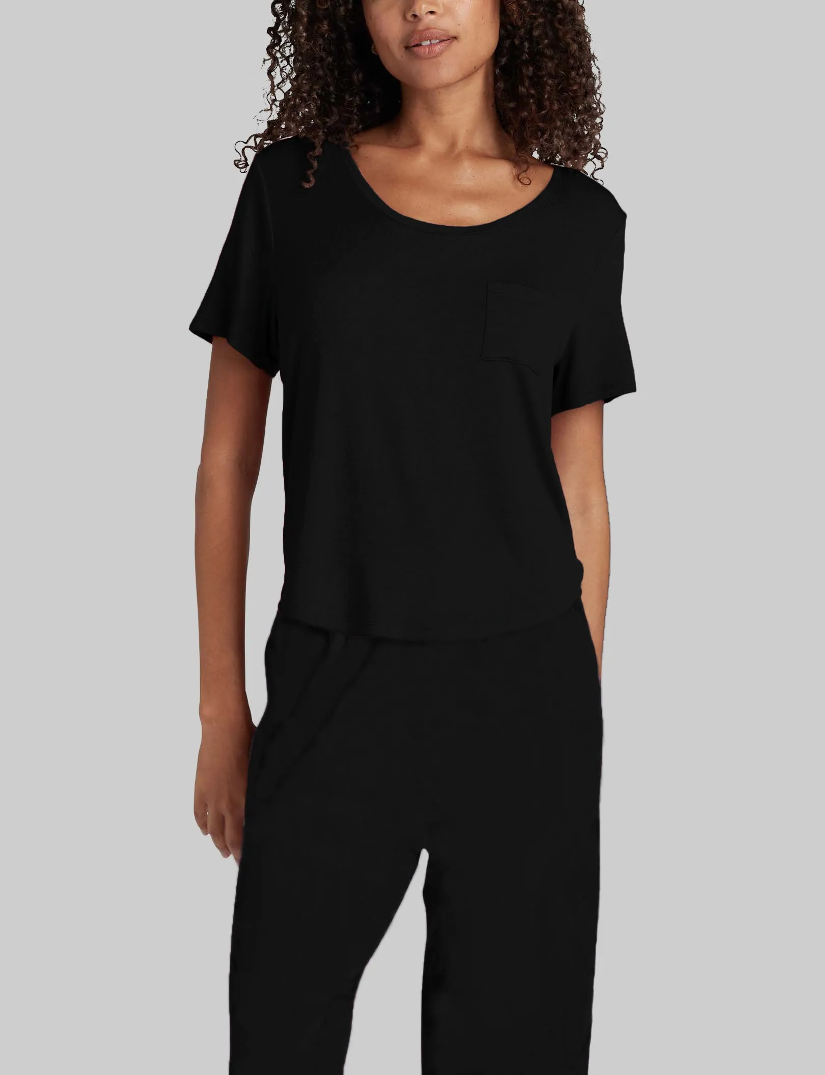 Women's Second Skin Sleep Pocket Tee & Short Set